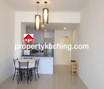 condominium Kuching, Mjc SkyVilla, kitchen