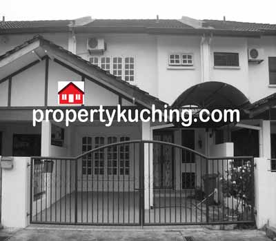 double storey inter house for sale, dua tingkat rumah untuk dijual, Taman BDC, Kuching