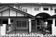 double storey inter house for sale, dua tingkat rumah, BDC, Kuching