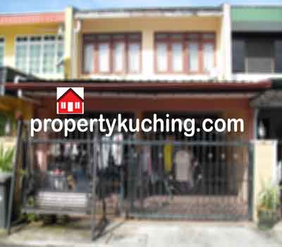 rumah dua tingkat untuk dijual di Kuching, house double storey for sale, Taman Mawar, Matang