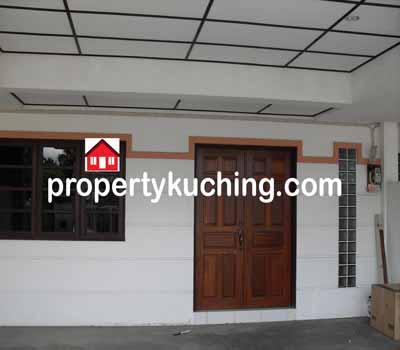 for sale double storey, dijual dua tingkat rumah, Taman Song, Kuching