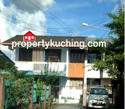 double storey semi-detached house for sale, Central Road, Kuching Town