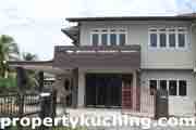 double storey semi detached house for sale, rumah berkembar dua tingkat, Penrissen 4th mile