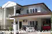 rumah berkembar dua tingkat untuk dijual, semi-detached double storey house, Taman Kemuning, Matang Batu 2