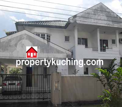 semi-detached house for rent in Kuching, Taman Orchard Avenue, Jalan Song