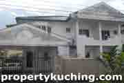 semi-detached house for rent in Kuching, rumah berkembar untuk disewa, Taman Orchard Avenue, Jalan Song