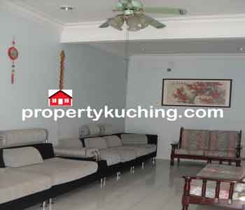 satu tingkat rumah di Kuching, Tabuan Dusun, living room