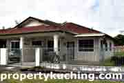 satu tingkat rumah untuk dijual, single storey corner house, Taman Grandview, Matang