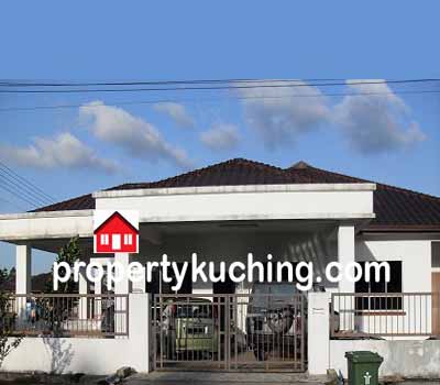 Kuching terrace house for sale, rumah teres untuk dijual, Taman Kalien, 7th mile