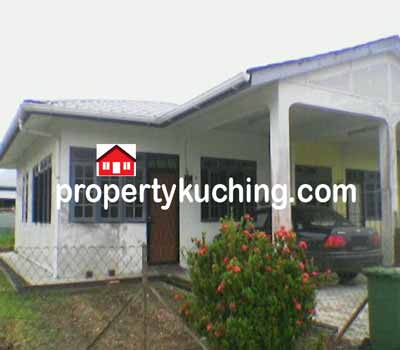 corner house single storey, rumah tepi satu tingkat, Taman Suria Jaya, Matang