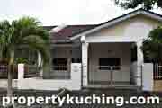 single storey house, satu tingkat rumah, Taman Hussein, Petra Jaya