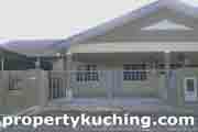 single storey for sale, satu tingkat, Midway Crescent, Kota Samarahan