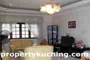 single storey intermediate house for sale, satu tingkat rumah tengah, Tabuan Jaya, Kuching